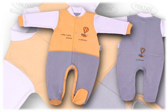 Pajac "BALONIK" żółty Terjan