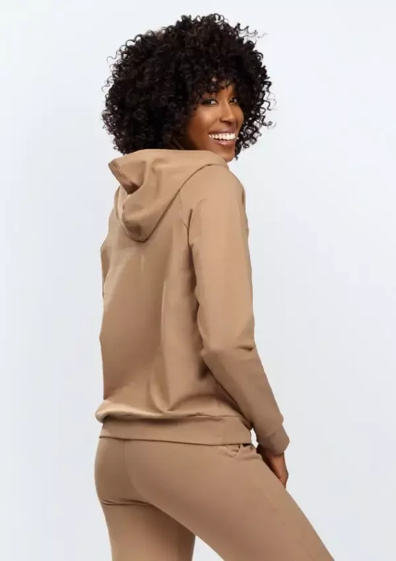 Bluza dresowa Seattle Dkaren - brązowy