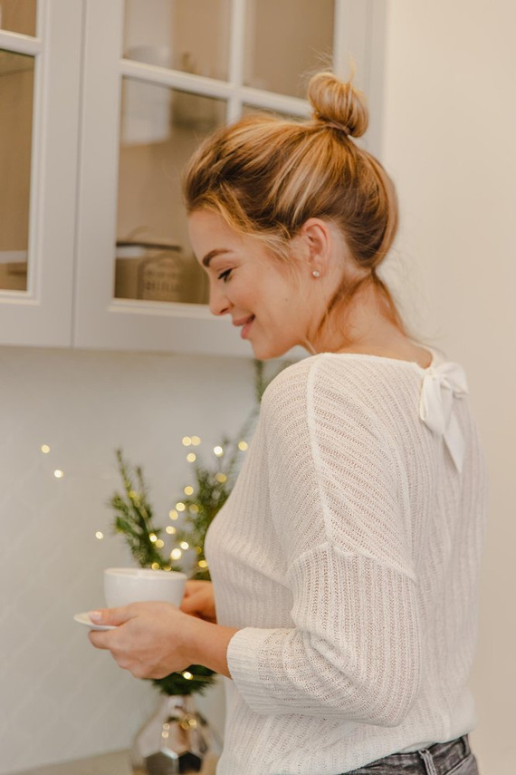 Betty Bluzka damska Babell - perłowa