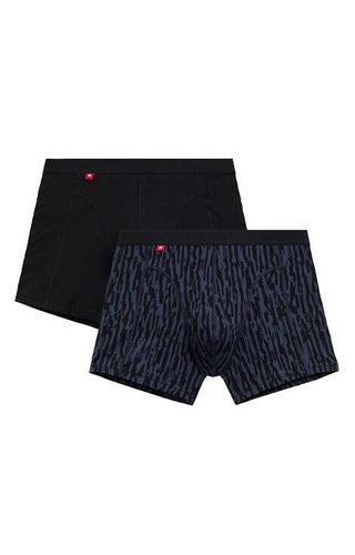 Bokserki męskie 2MH-175 A'2 Atlantic - grafitowy-czarny 