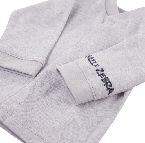 Kaftanik bawełniany "Baby Love" Ewa Klucze- szary