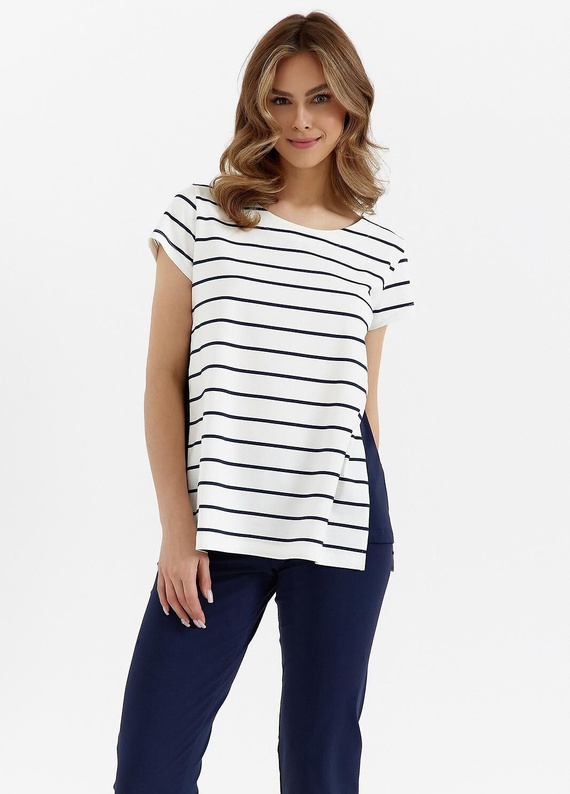 Piżama damska 448 Cana - ecru- gramatowy