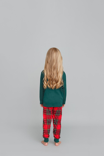 Piżama dziecięca Santa Italian Fashion- zielony