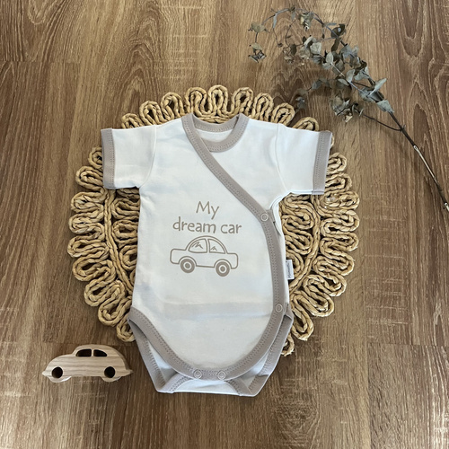 Body niemowlęce kopertowe BK11923 Auto Mamatti