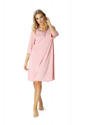 Koszula nocna damska Mewa 86400 Elena Mewa ciemny różowy