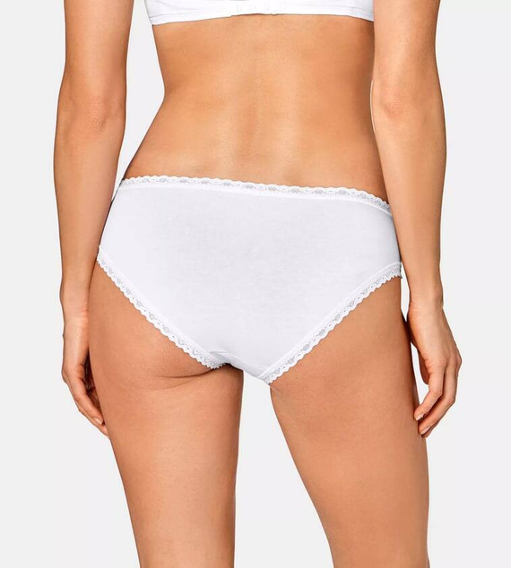 Figi Damskie 24/7 Weekend Hipster 3-pak Sloggi- white - light combination