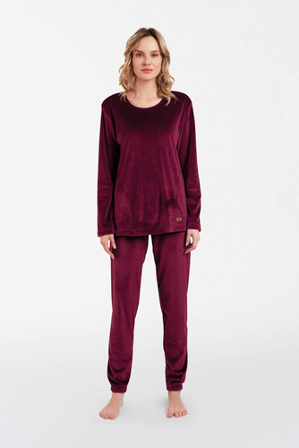 Komplet damski Akara Italian Fashion - bordowy 