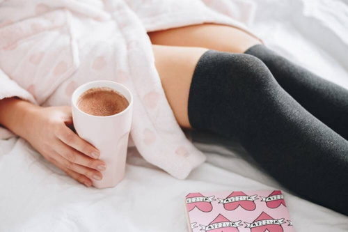 art.076 Zakolanówki damskie Steven - 021 grafitowy melanż