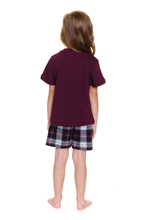 PDU.7202 Piżama dziecięca Unisex Doctor Nap - burgundy