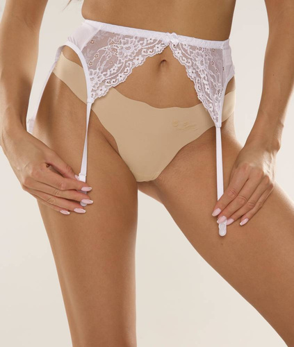 136 Pas do pończoch Forex - biały