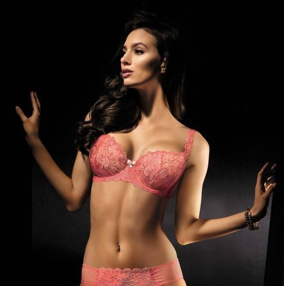 Biustonosz miękki soft LV-S20 Romance Le Vernis - koral