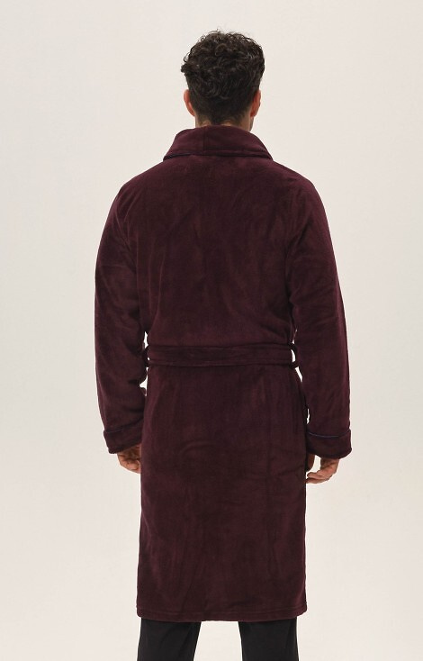 Szlafrok Męski 41935 Hustle Henderson - mahoń