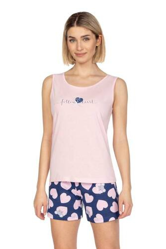 Piżama damska 664  Regina - różowy