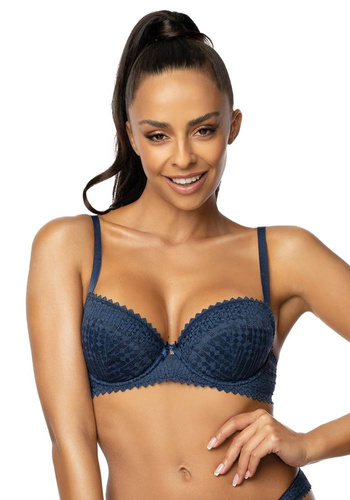  Biustonosz Push-up M-3633/11 Maddie  Mat granatowy