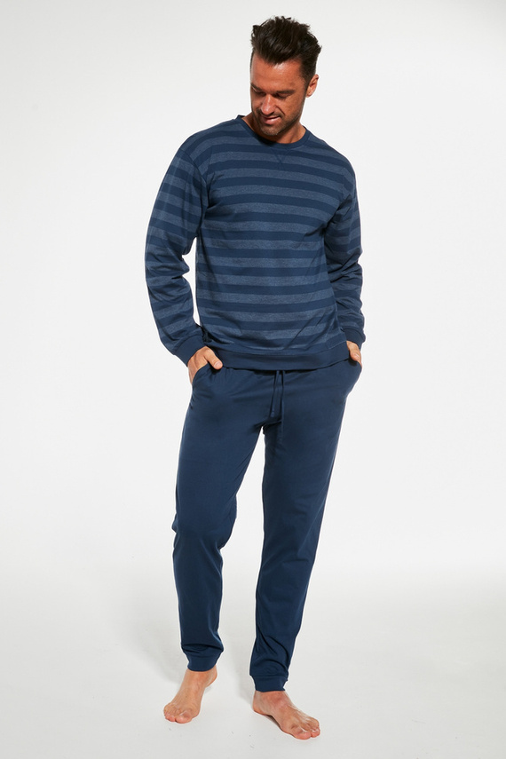 Piżama męska 117/235 Loose 11 Cornette - jeans