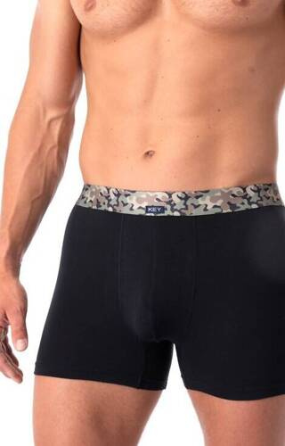 Bokserki męskie bambusowe MXH 240 Key - czarny