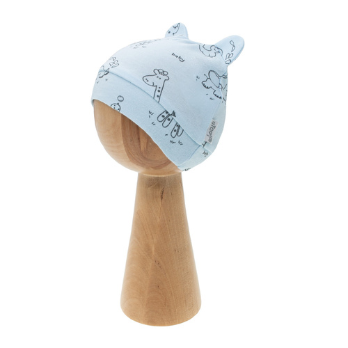 4800 11 Animals Komplet wyprawkowy 4-częściowy nadruk Nicol - niebieski