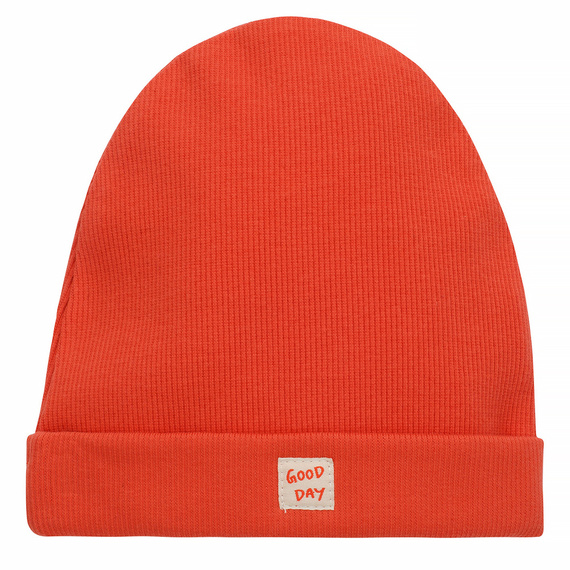 Czapka niemowlęca Orange Flip Pinokio - pomarańczowy