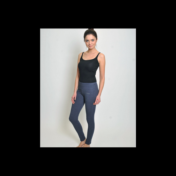 Spodnie Legginsy sportowe Venus Sesto Senso grafitowy melanż