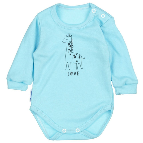 Body niemowlęce długi rękaw Gruszka Martex biały