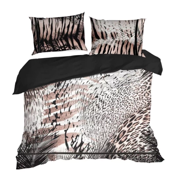 Pościel satynowa pantera Eva Minge Eva 21 Eurofirany czarny