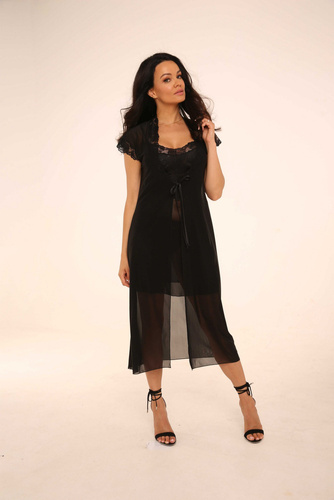 Szlafrok damski 470 Alison Forex - czarny