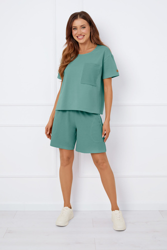 Komplet sportowy Bono Italian Fashion - szałwiowy