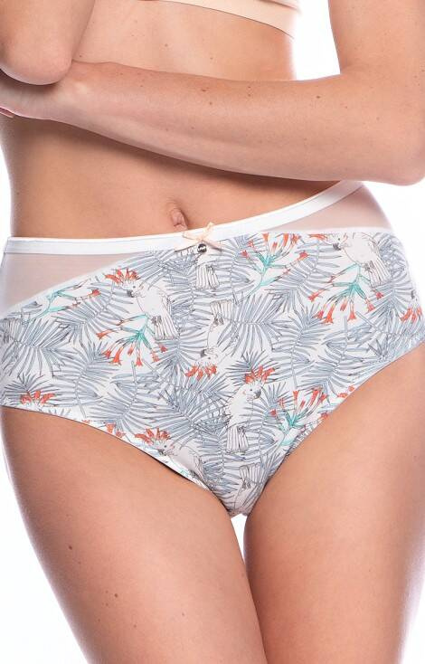 L-1552 MD Figi Damskie Lama - beżowy-ecru