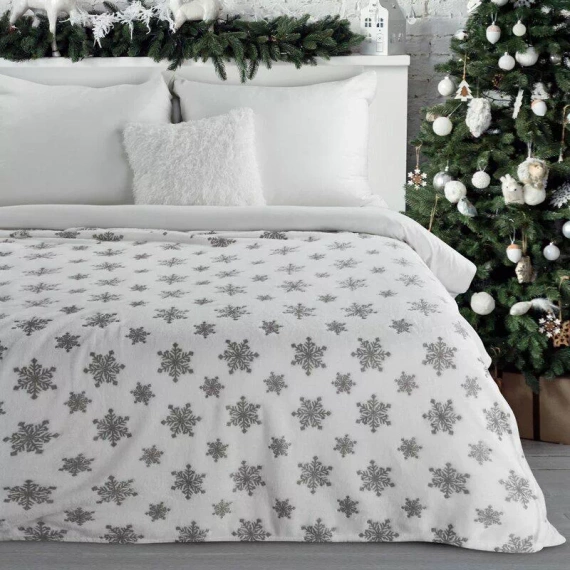 Koc świąteczny Blink Eurofirany srebrny