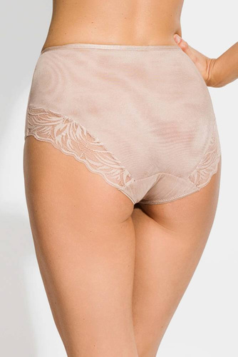 Figi damskie wysokie 19113 Juka Mediolano beżowy 