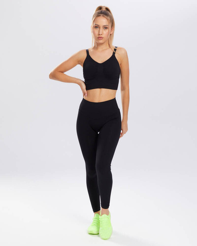 Biustonosz sportowy Flex Spaio black 