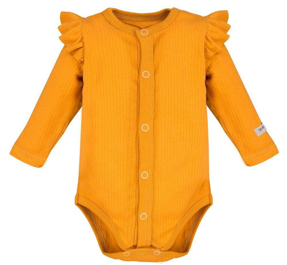 Body z długim rękawem rozpinane "Simply Comfy" Ewa Klucze- szary melanż