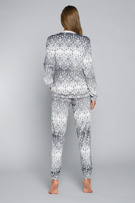 Polarowy Komplet Damski Snow Italian Fashion - szary
