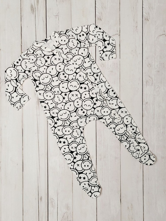 Pajacyk niemowlęcy Emotki Bambarillo - musztardowy