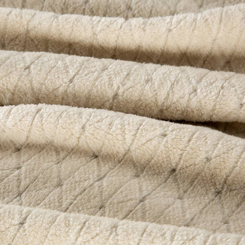 Koc narzuta z mikrofibry Cindy 4 Eurofirany srebrny