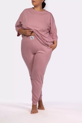 Piżama damska Homie shortsleeve Mona pink