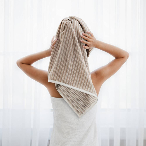 Ręcznik bawełniany Seville Eurofirany krem/beż