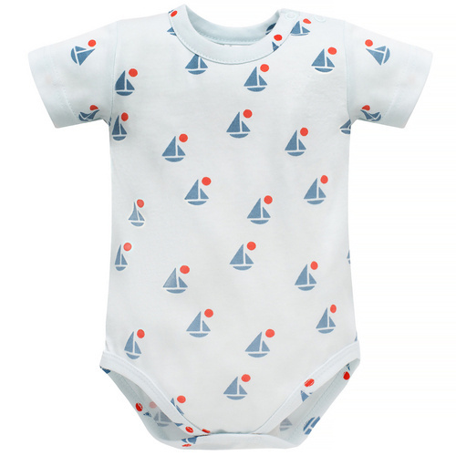 Body z krótkim rękawem Sailor Pinokio - niebieski
