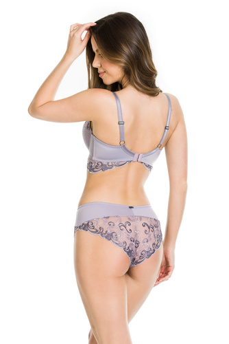 Biustonosz push up 19104 Stella Mediolano stalowy