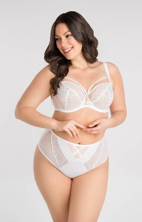 Gorsenia Biustonosz miękki K 849 Forever biały