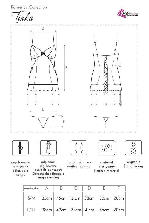 Komplet Tinka LC 90180 LivCo Corsetti Fashion
