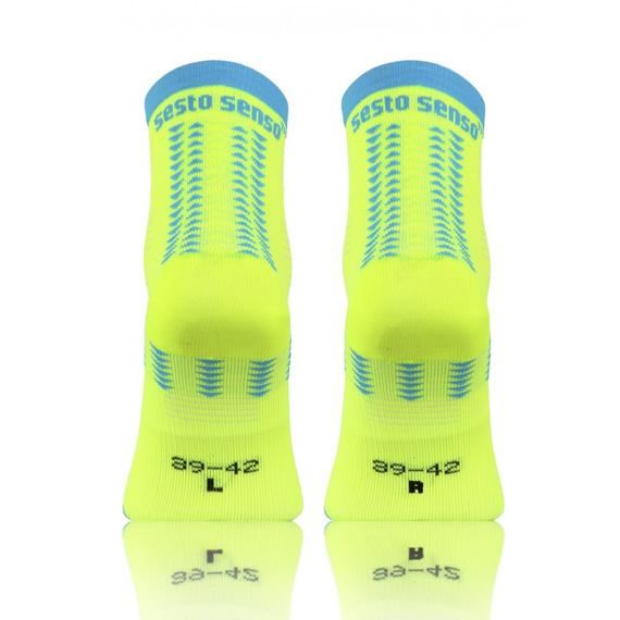SKB01 Sport Socks Skarpety sportowe uniwersalne Sesto Senso neonowy żółty