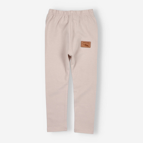 Legginsy dziewczęce Lagarto Verde - ecru