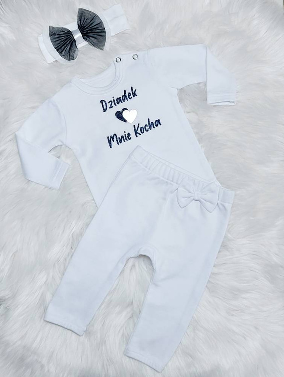 Spodnie niemowlęce Tosia Bambarillo granatowy