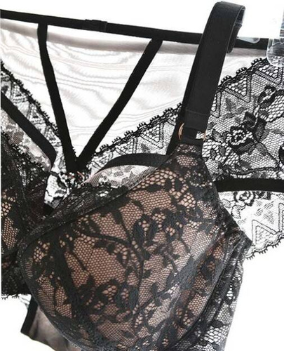 Biustonosz półusztywniany semi-soft 19171 Carini Mediolano czarny 