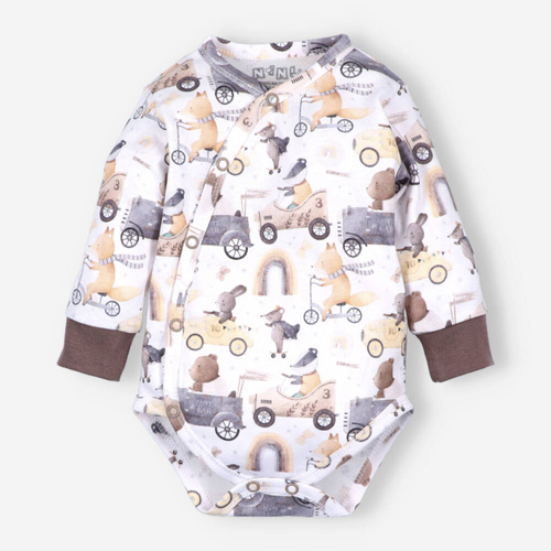 Komplet niemowlęcy z bawełny organicznej Sweets Koala Nini beżowy