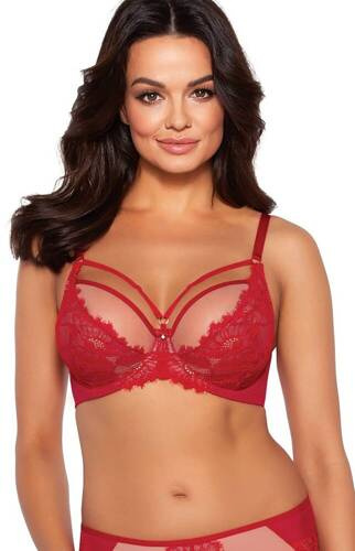 Miękki Biustonosz 1824    Ava czerwony