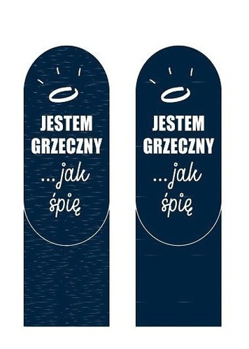 3124 Skarpety  Życiowe Instrukcje ABS SOXO - "mam ochotę" błękitny melanż