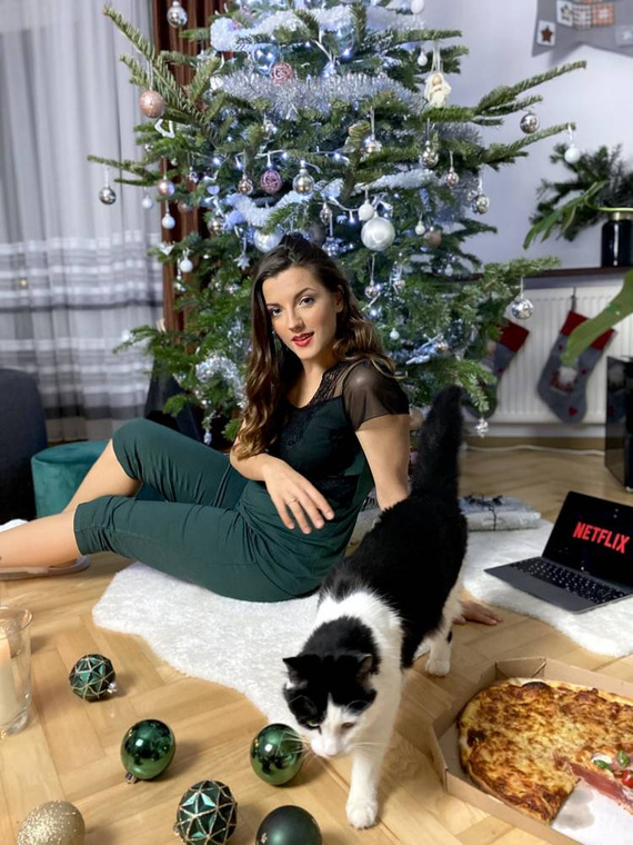 Piżama Damska 490 Artemise Forex - zielony