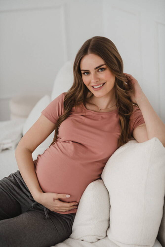 Bluzka ciążowa Belly Milk&Love herbal rose